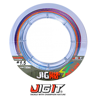 Шнур Jig It×Tokuryo JiggingPro X4 Multi 150м (#1,5 (0,20), 25lb (10,5kg))
