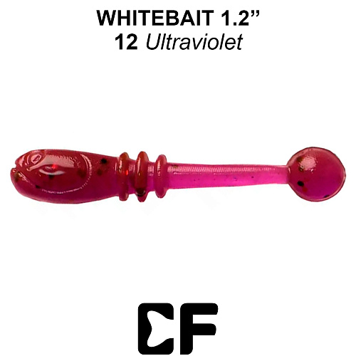 Слаг Crazy Fish Whitebait 1.2 12 0
