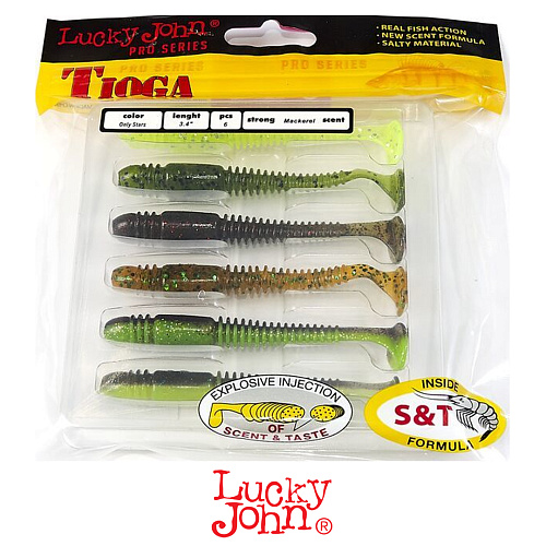 Виброхвост Lucky John Tioga 3.4 MIX2 1