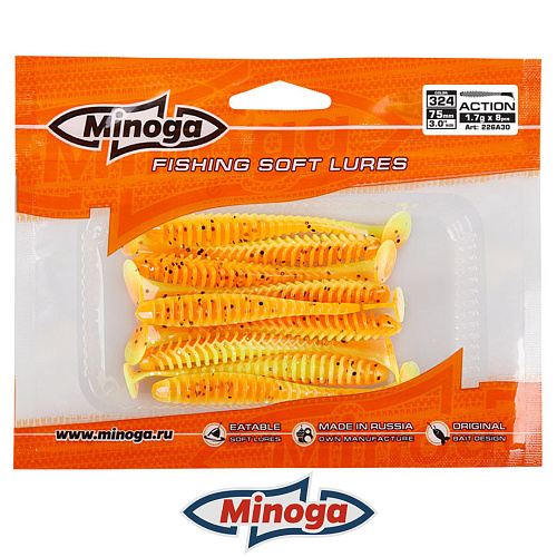 Виброхвост Minoga Action 324 3