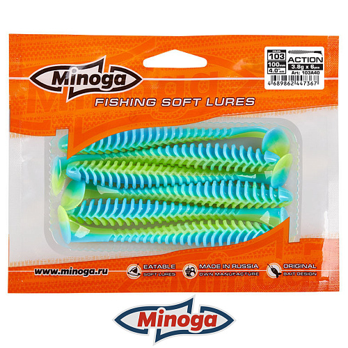 Виброхвост Minoga Action 103 3