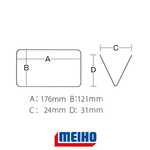 Коробка Meiho Reversible 120 03