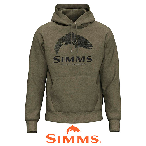 Толстовка Simms Wood Trout Fill Hoody (Forest) 00