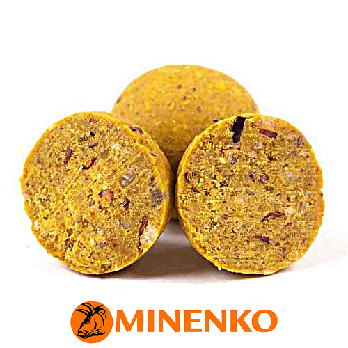Бойлы Minenko Soluble пылящие насадочные 14мм (Pineapple) 04