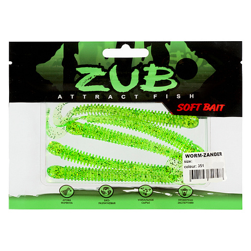 Твистер ZUB Warm-Zander 4.3 351 01