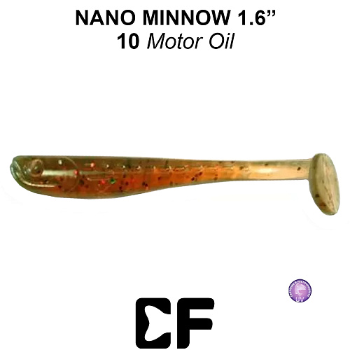 Виброхвост Crazy Fish Nano Minnow 1.6 10 0