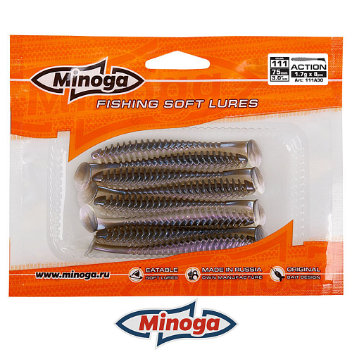 Виброхвост Minoga Action 111 2
