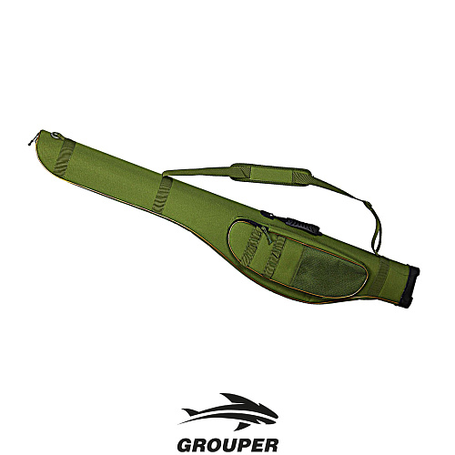 Чехол для удочек Grouper жесткий, 2е секции, Зеленый 1,3 00
