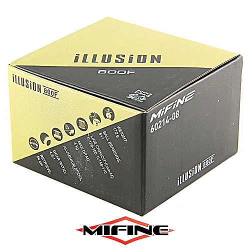 Катушка Mifine Illusion dark green 04