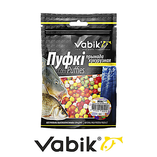 Приманка рыболовная Vabik Corn Puffies 10 микс