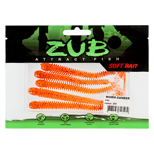 Твистер ZUB Warm-Zander 4.3 250 01