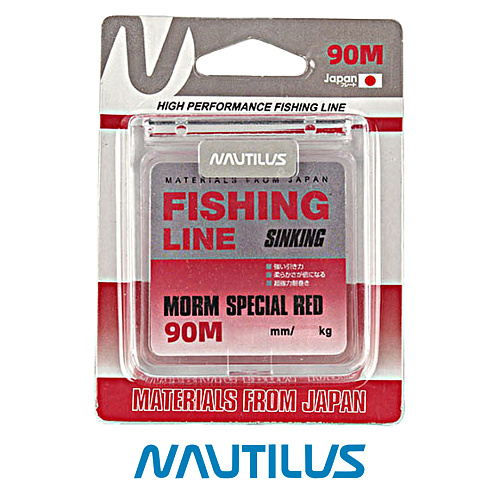Леска Nautilus Toray Morm Special Red 90м 00