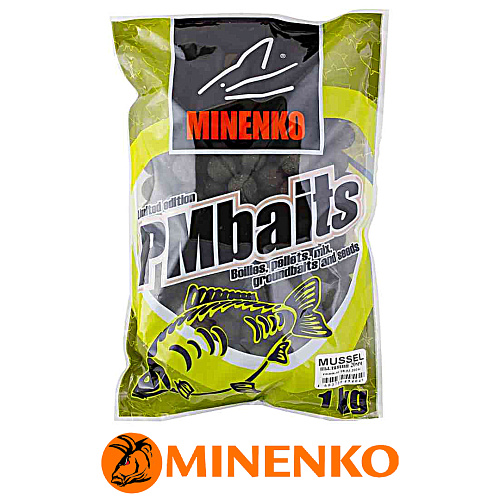 Бойлы Minenko Soluble пылящие 20мм (Mussel) 00
