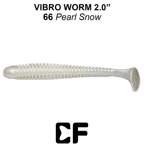 Виброхвост Crazy Fish Vibro Worm 2.0 66 0
