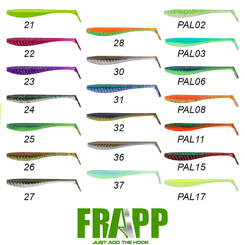 Виброхвост Frapp Hustle minnow 00