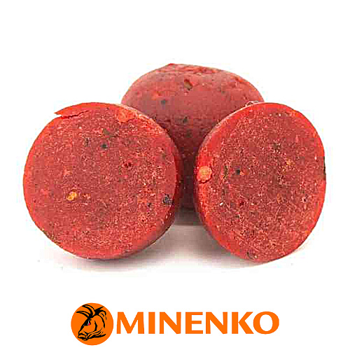 Бойлы Minenko вареные насадочные 14мм Red Spice 03