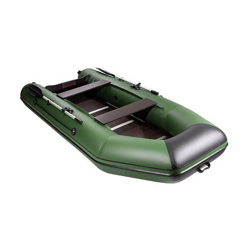 Лодка Аква Моторная 3200 СК зеленый черный 02