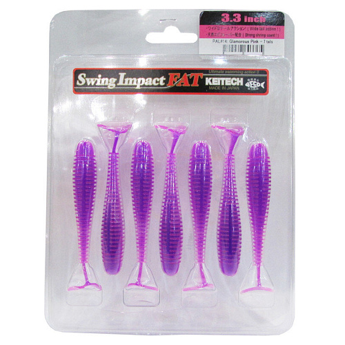 Виброхвост Keitech Swing Impact Fat 3.3 00 упаковка