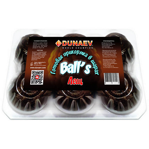 Прикормка Dunaev Ball`s Лещ