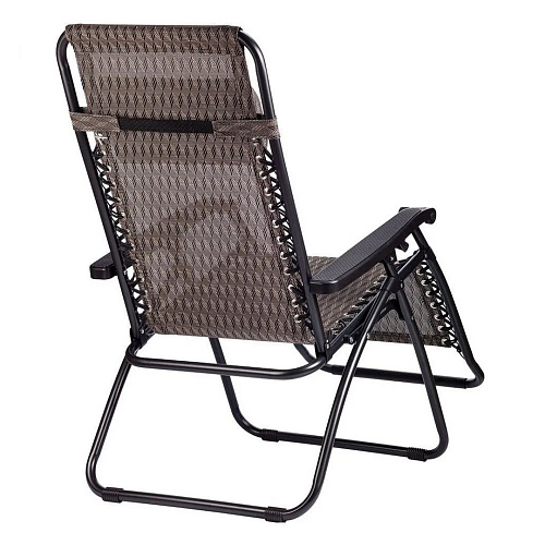 Кресло-шезлонг Nika складной металл пластик 02