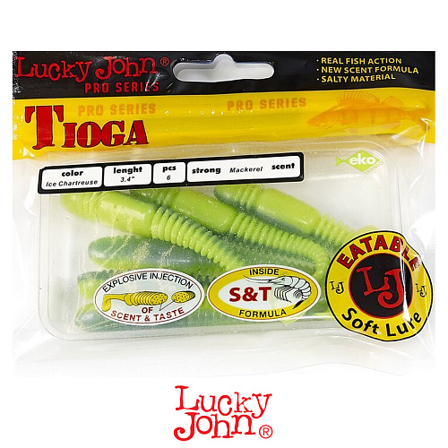 Виброхвост Lucky John Tioga 3.4 T57 1