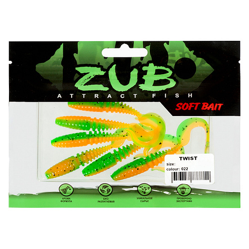 Твистер ZUB Twist 3,0-4,0 022 02