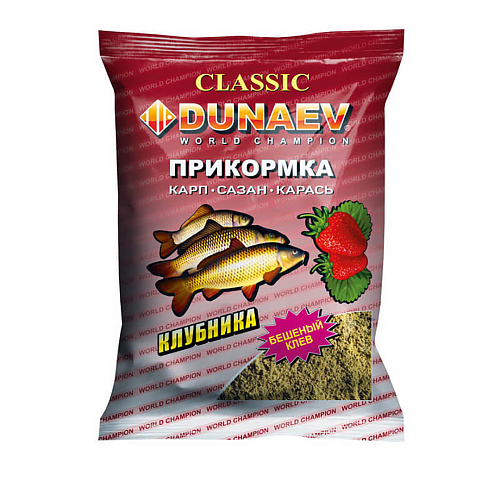 Прикормка Dunaev Classic Карп-Клубника