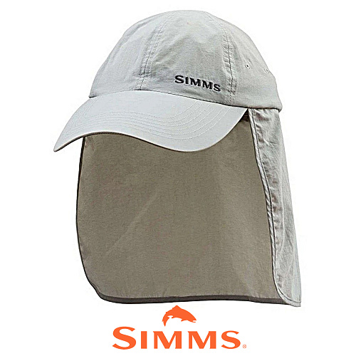 Кепка Simms SuperLight Sunshield Cap (Sterling) 00