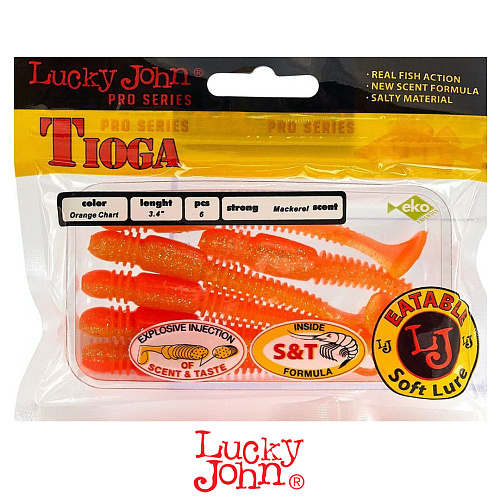 Виброхвост Lucky John Tioga 3.4 T26 1