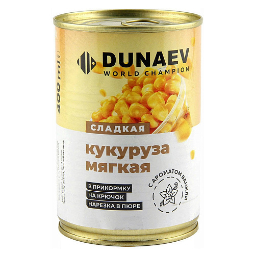 Кукуруза мягкая Dunaev мбанка 400гр. 03
