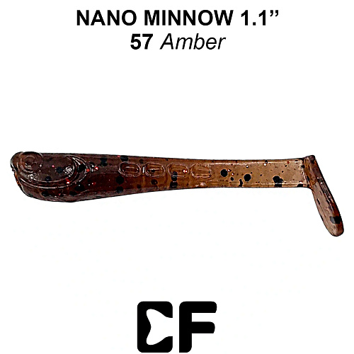 Виброхвост Crazy Fish Nano Minnow 1.1 57 6 0