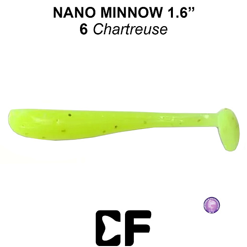 Виброхвост Crazy Fish Nano Minnow 1.6 06 0