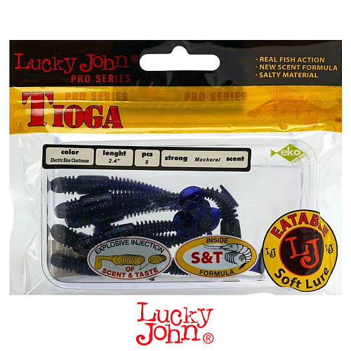 Виброхвост Lucky John Tioga 2.4 T52 1