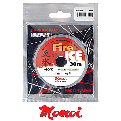 Леска Momoi Fire Ice Barrier Pack красная 30м 00