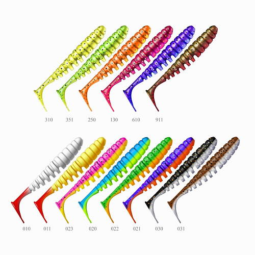 Виброхвост ZUB Shad 3,0-4,0 000 00