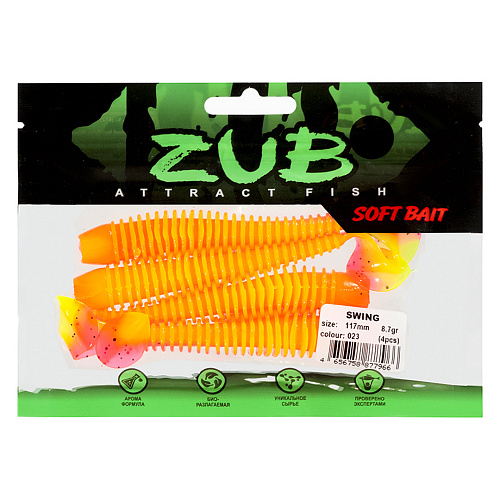 Твистер ZUB Swing 3,4-4,7 023 01