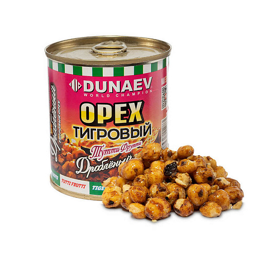 Добавка для прикормки Dunaev мет.б 320 Тигровый орех дробленый Тутти-Фрутти 1
