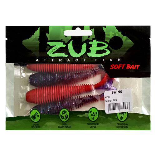 Твистер ZUB Swing 3,4-4,7 021 01