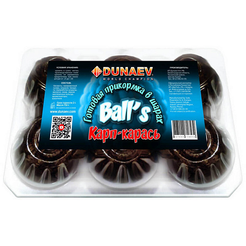 Прикормка Dunaev Ball`s Карп-Карась