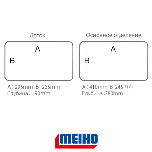 Ящик Meiho Bucket Mouth 9000 11