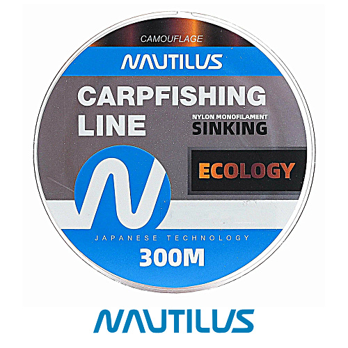 Леска Nautilus Ecology camouflage карповая 300м 00