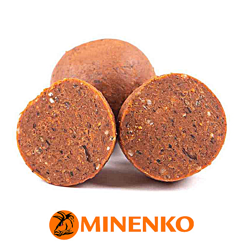 Бойлы Minenko Soluble пылящие насадочные 20мм (Orange Plum) 04