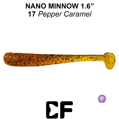 Виброхвост Crazy Fish Nano Minnow 1.6 17 0