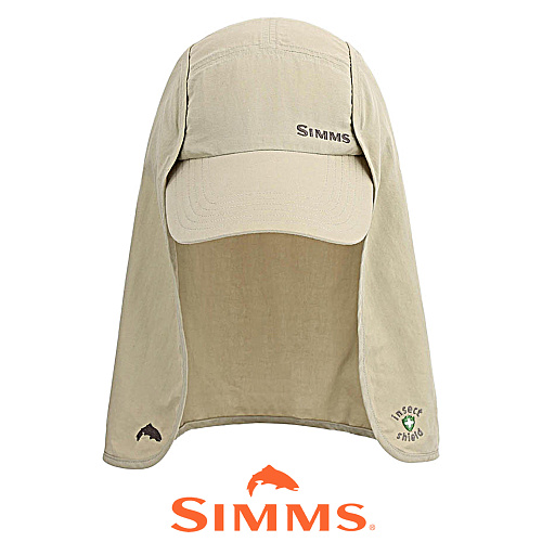 Кепка Simms Bug Stopper Sun Shield Cap (Stone, EU) 00