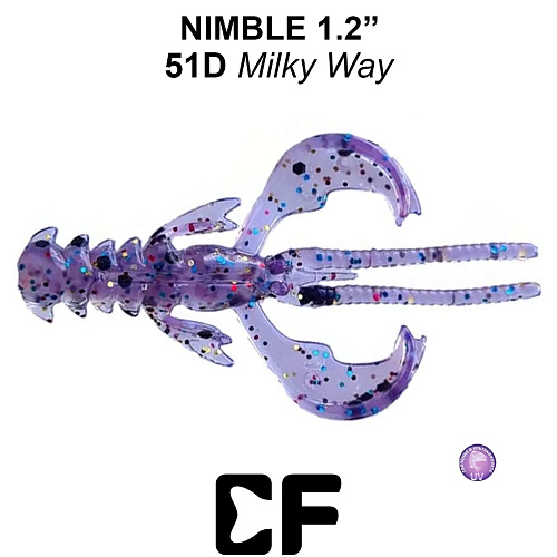 Рак Crazy Fish Nimble 1.2 51d 0
