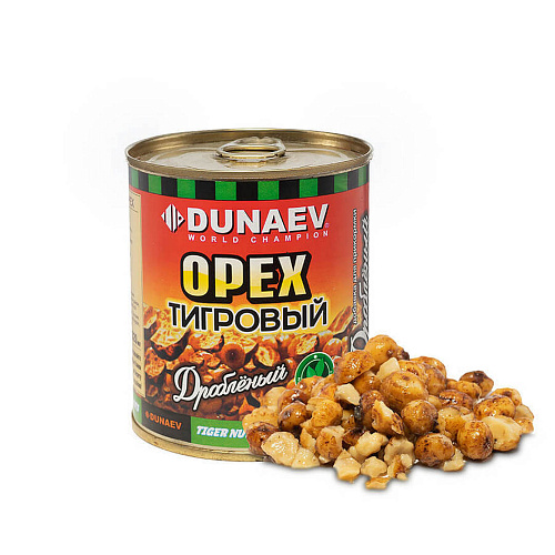 Добавка для прикормки Dunaev мет.б 320 Тигровый орех дробленый 1