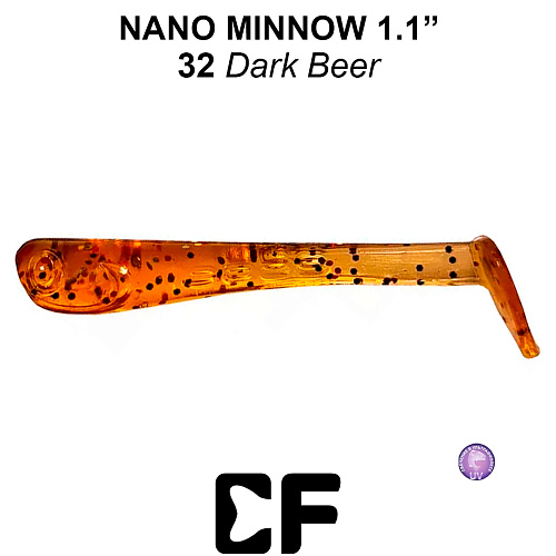 Виброхвост Crazy Fish Nano Minnow 1.1 32 6 0