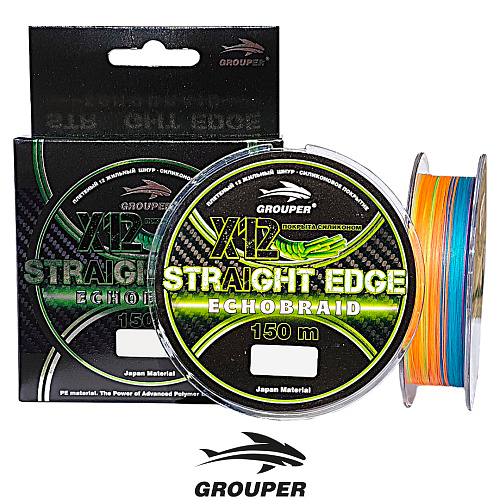 Шнур Grouper Echobraid X12 Straight Edge 150м multicolor 02