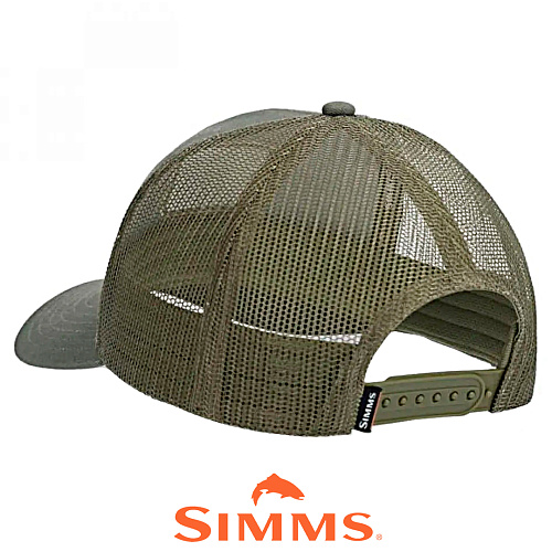 Кепка Simms Double Haul Icon Trucker 06 Smokey Olive