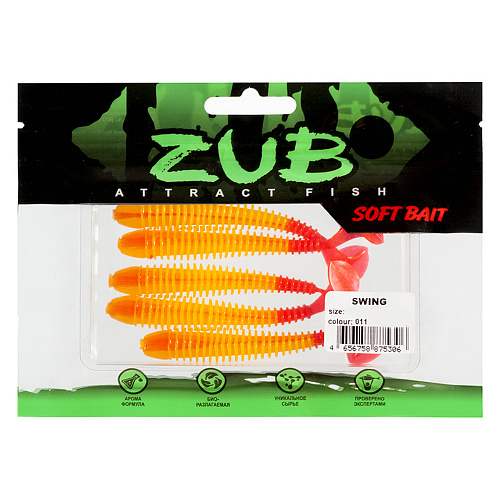 Твистер ZUB Swing 3,4-4,7 011 01